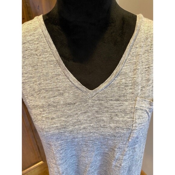 J. Crew Womens Tank Top Shirt Textured Gray Plus Size 1X  Summer Travel  J.Crew - Picture 3 of 9